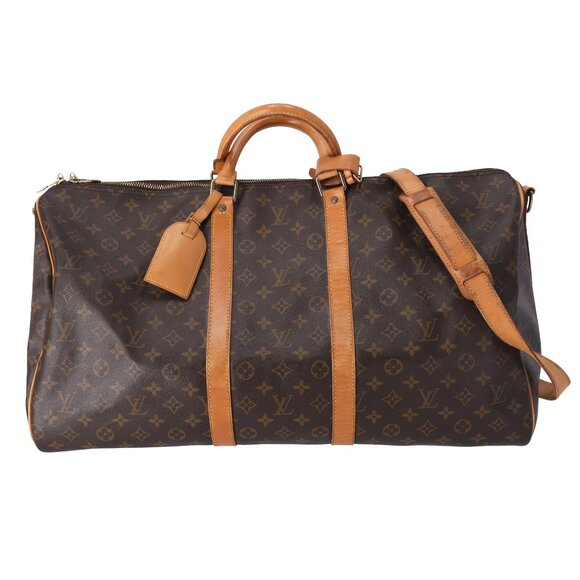 Louis Vuitton Keepall Bandouliere 55 Monogram Boston Bag M41414 - Picture 1 of 9